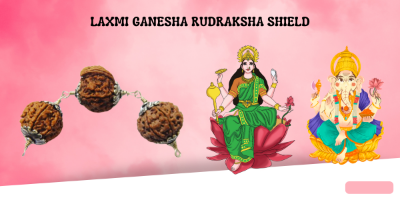 Laxmi Ganesha Rudraksha Shield